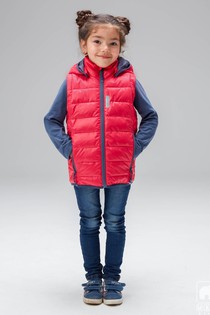 Куртка-жилетка для девочки и мальчика " Одно из двух" 